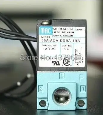 10 шт./лот Mac Тип 35A-ACA-DDBA-1BA DC12V высокочастотные клапаны для машины капельного