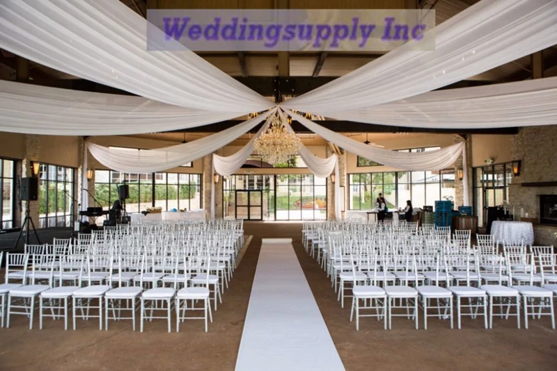 10pcs-lot-Wedding-Ceiling-Draper-Canopy-Drapery-12mx1-4m-White-Luxury-Wedding-Roof-Drape-roof-swag_