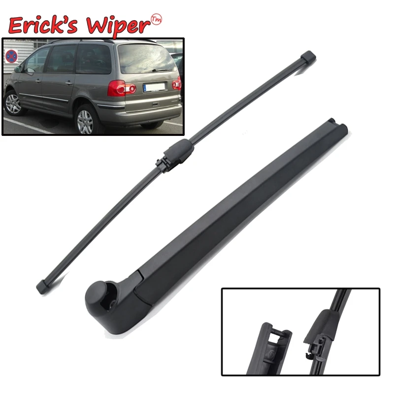 

Erick's Wiper Rear Wiper Blade & Arm Set Kit Fit For VW Sharan MK1 2002-2010 Windshield Windscreen Rear Window
