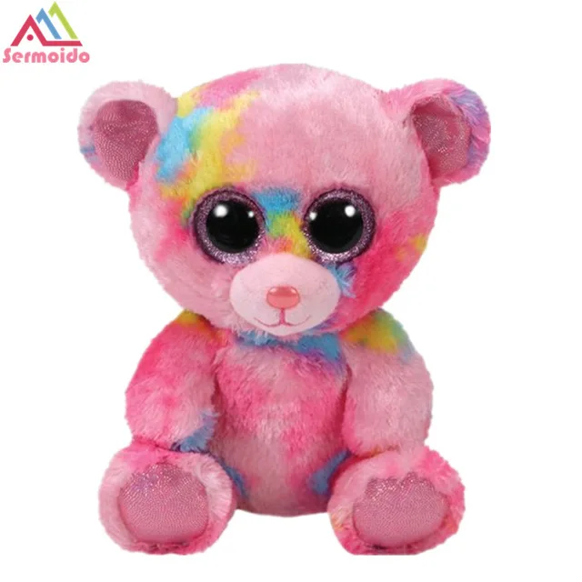 sermoido TY Beanie Boos LEEANN Pink Lemur reg Plush Stuffed Animals