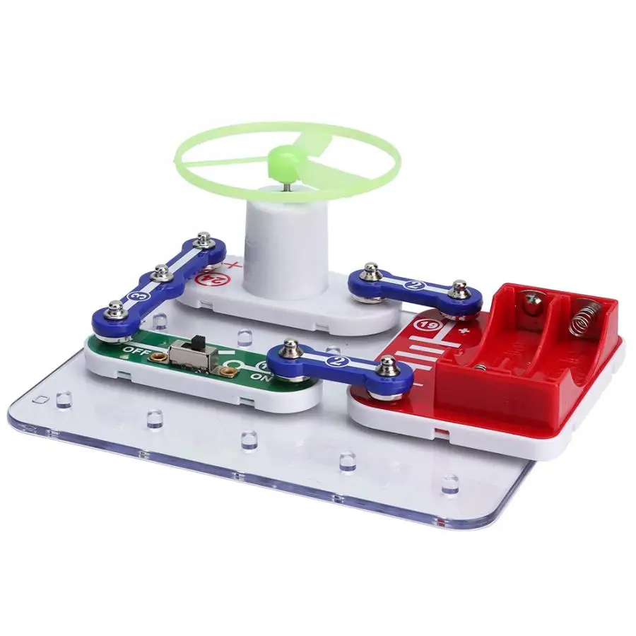 

Kids Educational Science Toys Child Electronics Exploration Kit Circuit Board Building Blocks Kit Toy