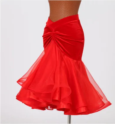 NEW Latin Ballroom Dance Dress Modern Salsa Waltz Standard Long Dress#CB025