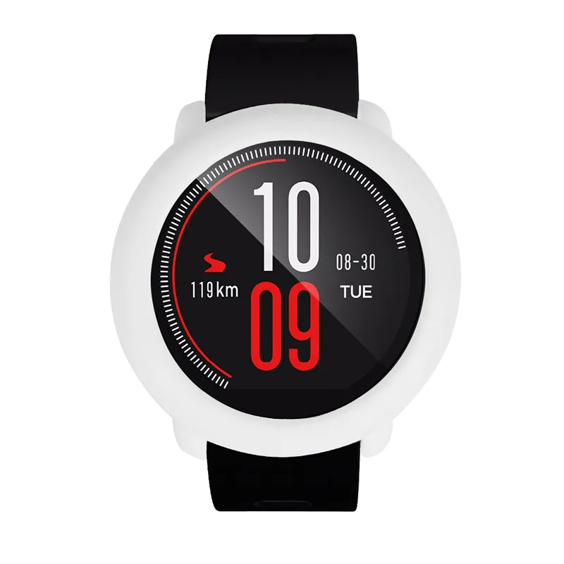 Новые модные силиконовые чехлы для xiaomi huami amazfit pace чехол для смарт часов мягкая оболочка защитная рамка