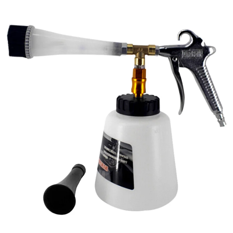 Car Wash Water Gun Care Maintenance Snow Foam Lance High Pressure Blowing Interior Deep Cleaning Washer With Bucket Nozzle