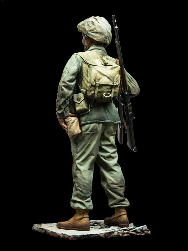 Новинка несобранный полимерный солдат 1/35 США (с основанием) набор игрушек из