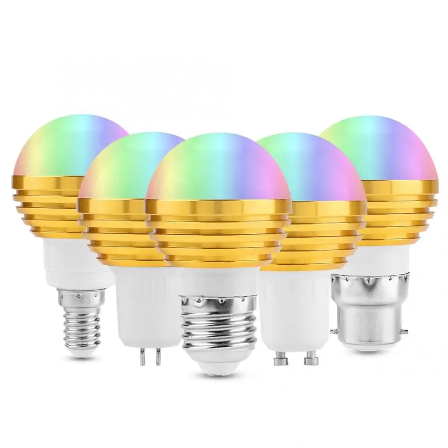AC85V 265V E27/E14/GU10/GU5.3/B22 СВЕТОДИОДНАЯ лампа 6 Вт RGB + CW Светодиодная для управления
