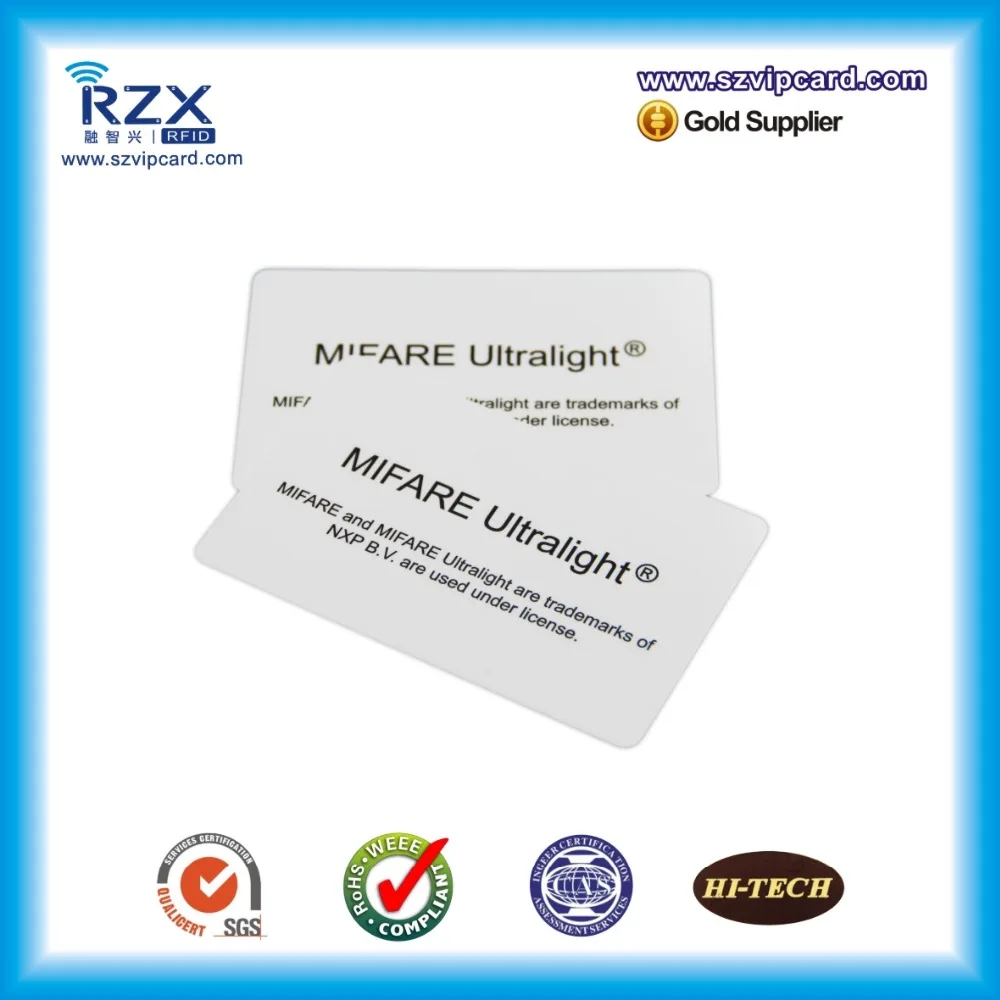 30 шт. смарткарты Mifare Ultralight rfid Бесконтактный rfid смарт 13,56 МГц Пустая карточка из ПВХ с бесплатной доставкой
