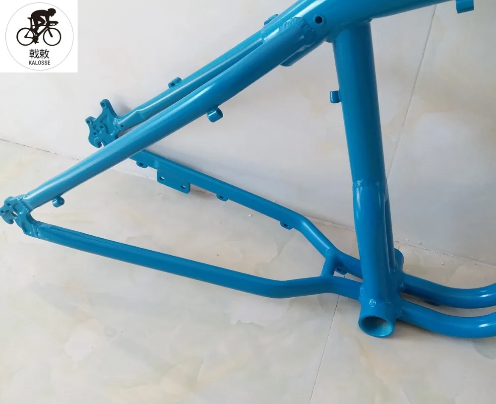 Discount Kalosse aluminum  26*17inch   Electric  Beach bike parts  DIY colors    Fat bike frame  snow bike frame   26*4.0 inch 3