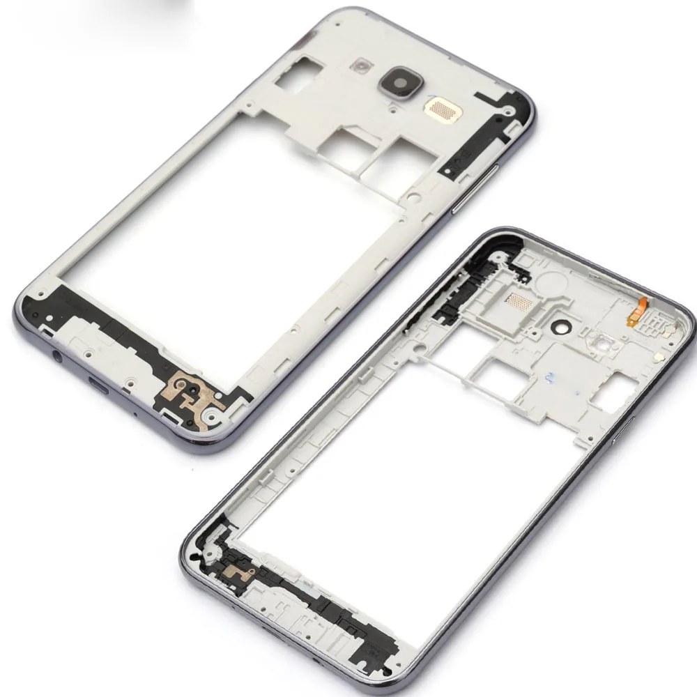 

Replacement Parts For Samsung Galaxy J7 2015 J700 Middle Frame Bezel Housing Case + Camera Lens on Samsung J7