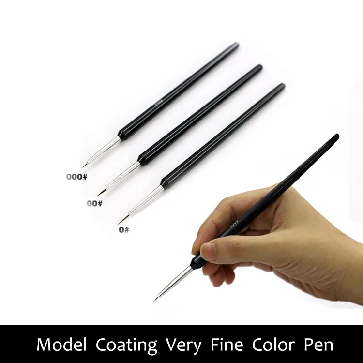 

Model coating Very fine Color pen Face pen Hook pen 3pcs Free Shipping