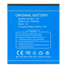 Original Battery for DOOGEE X5/X5 Pro 2400mAh Battery for DOOGEE X5/x5 Pro Smartphone Replacement