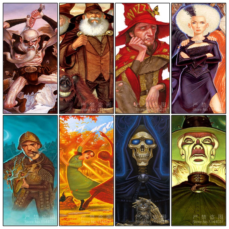 5d Diamond Painting Cross Stitch Terry Pratchett Fantasy Hero Diamond Embroidery Abstract Wizard Full Square Mosaic Home Decor Decorate First Home Decor Homehome Decor Box Aliexpress