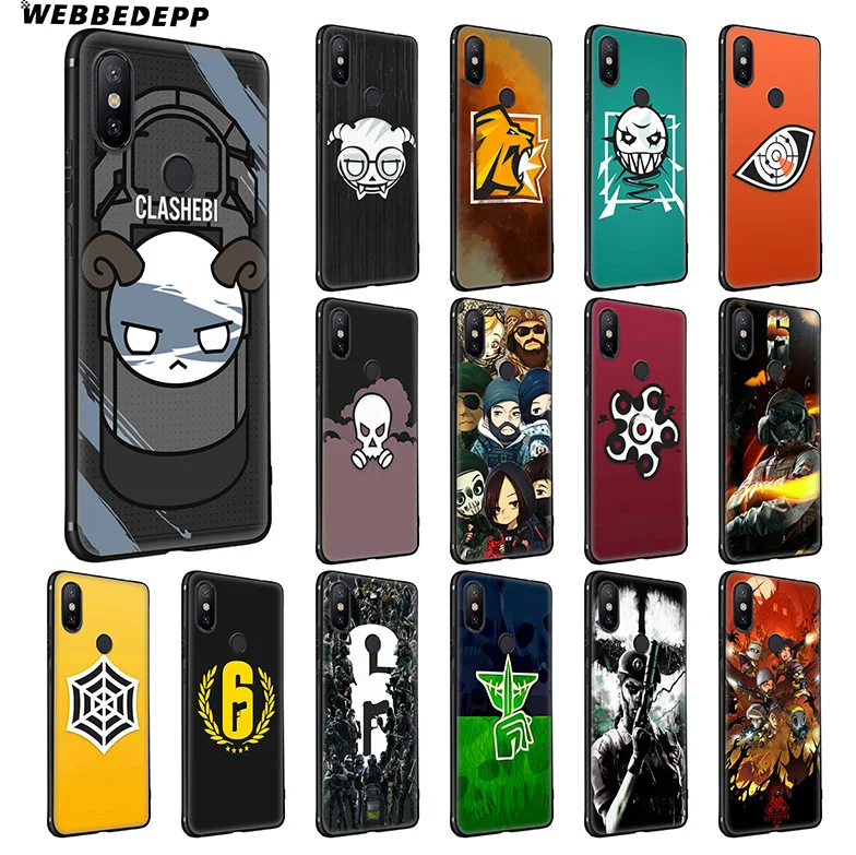 WEBBEDEPP Rainbow Six Siege 6 мягкий силиконовый чехол для Xiaomi Redmi Note 7 6A 5 4 4X 4A S2 Plus Pro Lite Go |