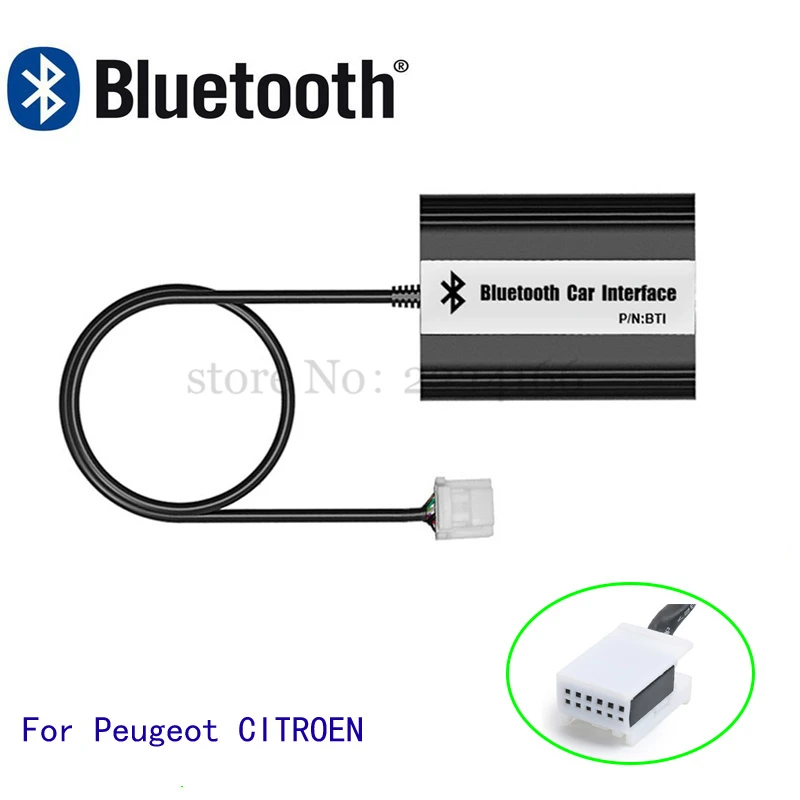 SITAILE A2DP MP3 музыкальный плеер Автомобильный Bluetooth комплект адаптер для peugeot 207 307 RD4 Citroen RT4 C2 C3 12PIN интерфейс USB зарядное устройство