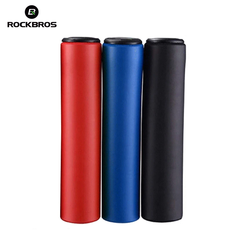 

ROCKBROS MTB Bike Handle Silicone Handlebar Cycling Bicycle Gear Grips Soft Ultralight Grips Anti-skid Shock-absorbing Bike Part