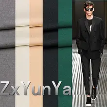 Высокое качество камвольной саржевой классический костюм ткань брюки T/мужские/Мужские R шерсть одежда 1 м