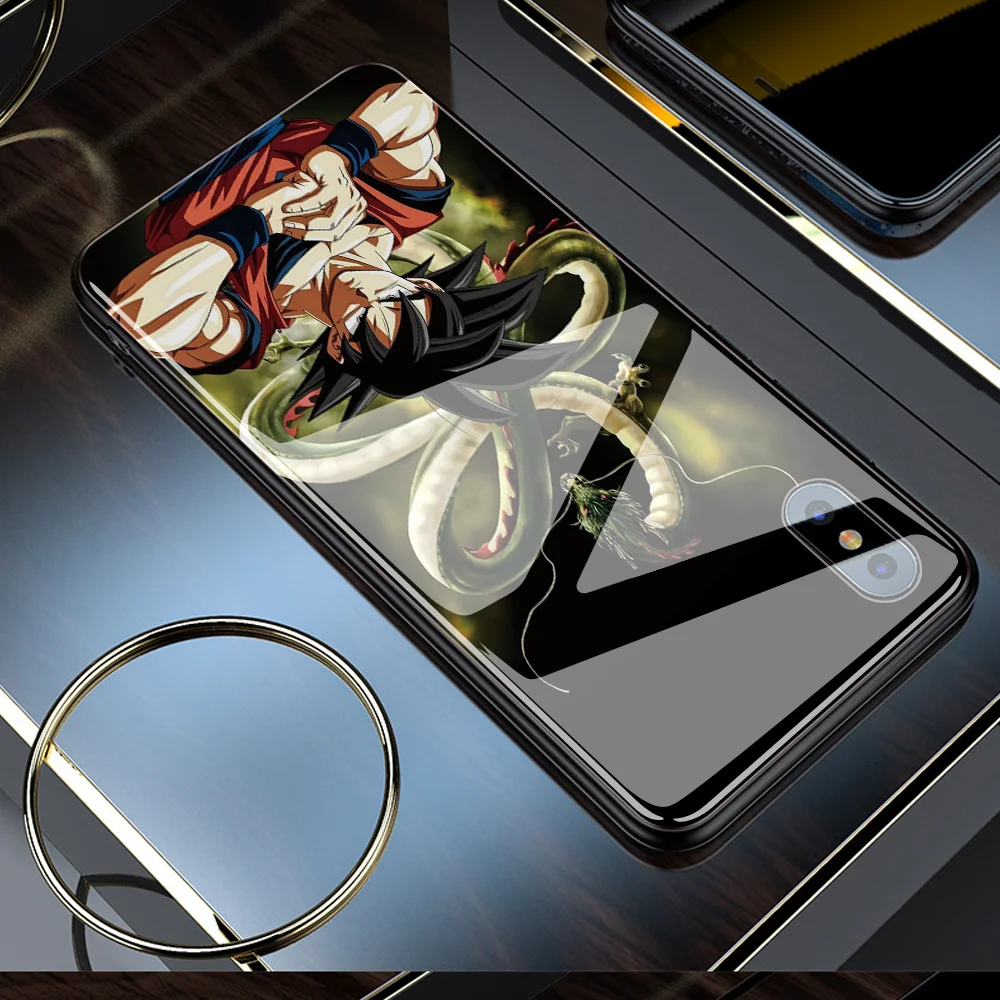 Dragon Ball для iphone 11 Pro 8 X S R MAX 7 Plus 6s 5 SE заказной чехол из закаленного стекла для телефона Samsung Note Galaxy 8 9 10+ Plus - Цвет: 20584