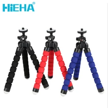 Mini Tripod Action Camera Accessories Portable Flexible Sponge Octopus Tripod Stand Mount with Holder For Phone Gopro Camera
