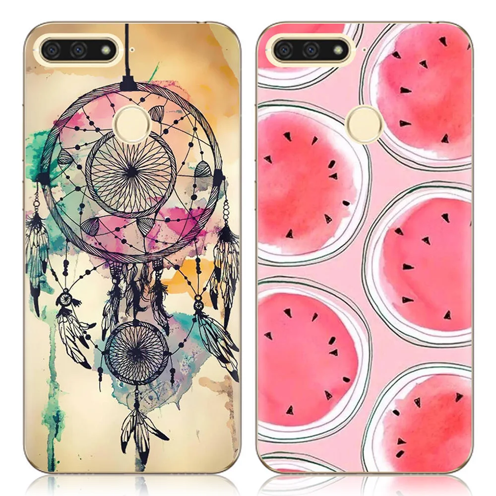 N-KHW1924_4_JONSNOW Protective Case for Huawei Honor 7C AUM-L41 5.7 inch Phone Back TPU Cover for Huawei Honor 7C 5.7'' Russia Version