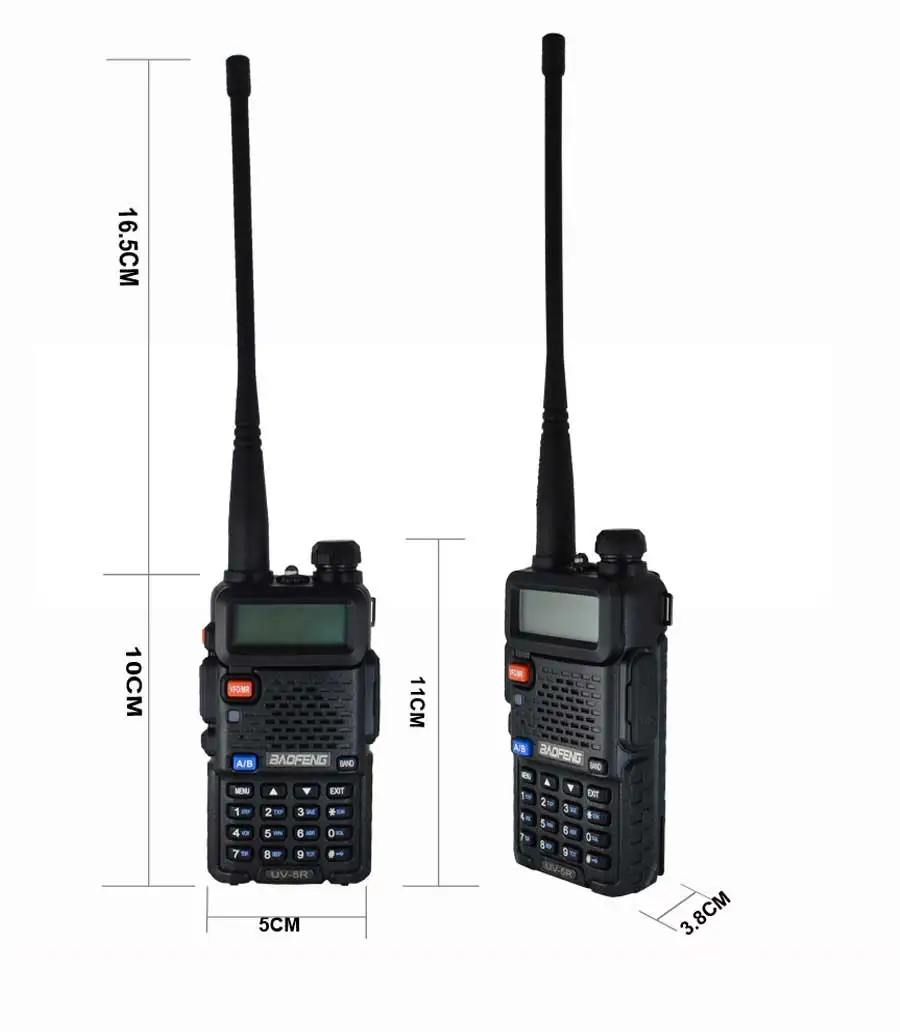 2 шт Baofeng UV-5R радио набор рация UV 5R UV5R двухсторонний радио передатчик станции с женской мягкой радио антенной 771