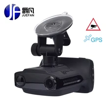 Juefan Многофункциональный Автомобильный видеорегистратор GPS DVR Радар-детектор overspeed приглашение FHD1296P Регистраторы Русский язык автомобиля Камера тире камеры