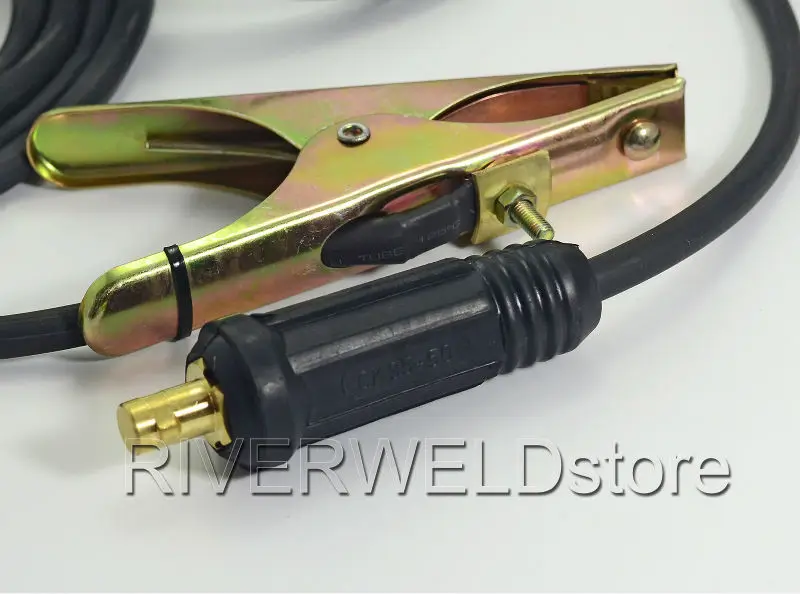 300Amp Groud Earth Clamp CK50 5M 25mm2 Wire Welding MMA ARC Welder