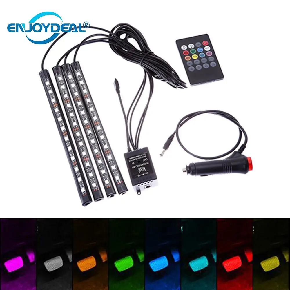 12В Автомобильная RGB Светодиодная лента гибкая панель дистанционного управления