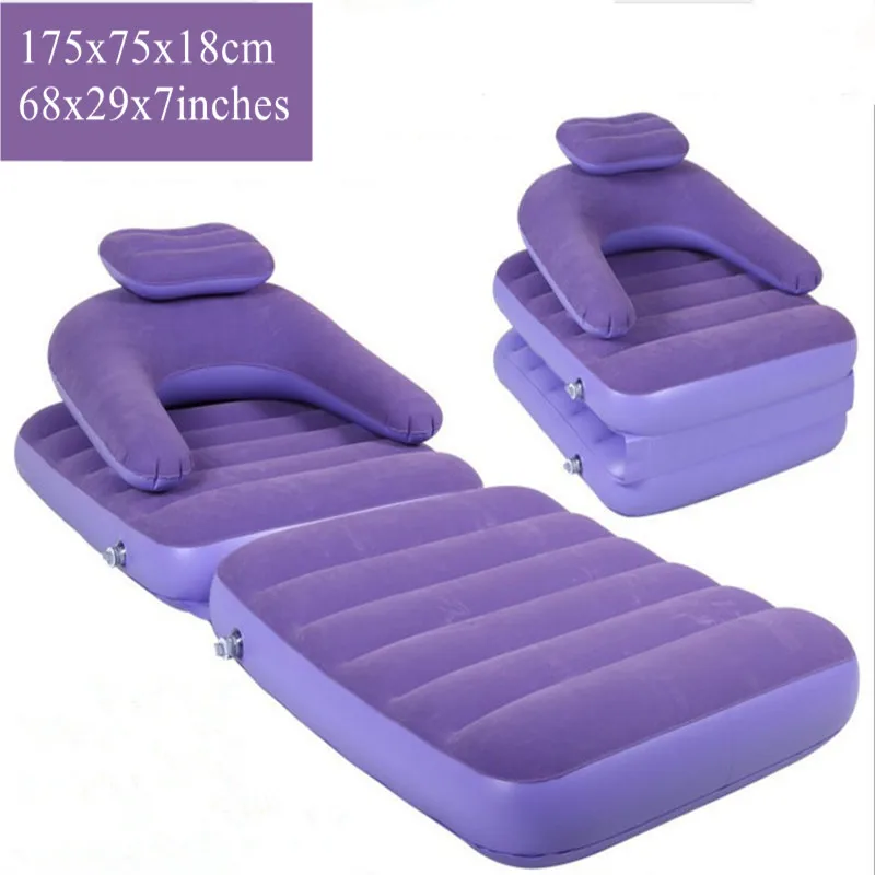 Inflatable Chair For Adult Flock Inflatable Sofa Folding Bed Cushion