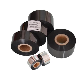 

Black Width 25mm length 100m hot coding ink rolls for packing bags