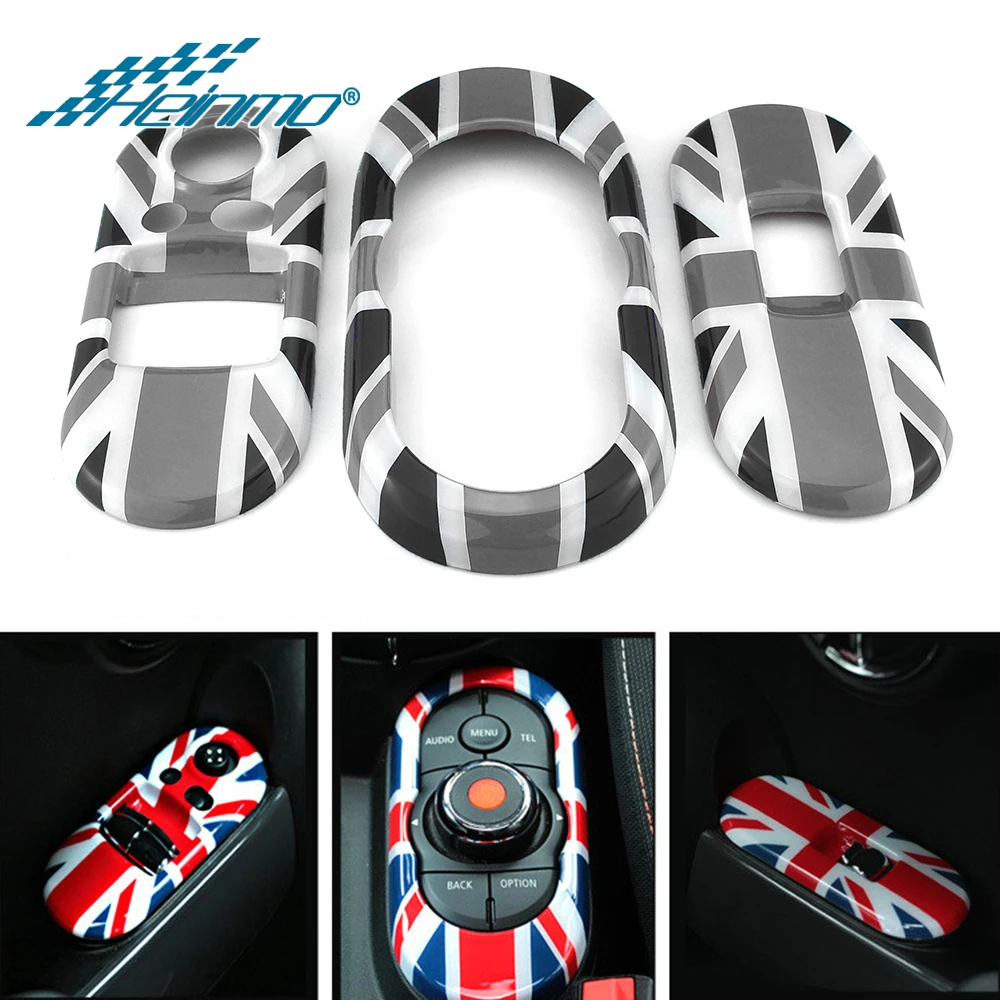 

For MINI Cooper F56 Accessories Window Glass Lifter Switch Panel Decoration Cover Sticker For MINI One Car Styling For MINI F56