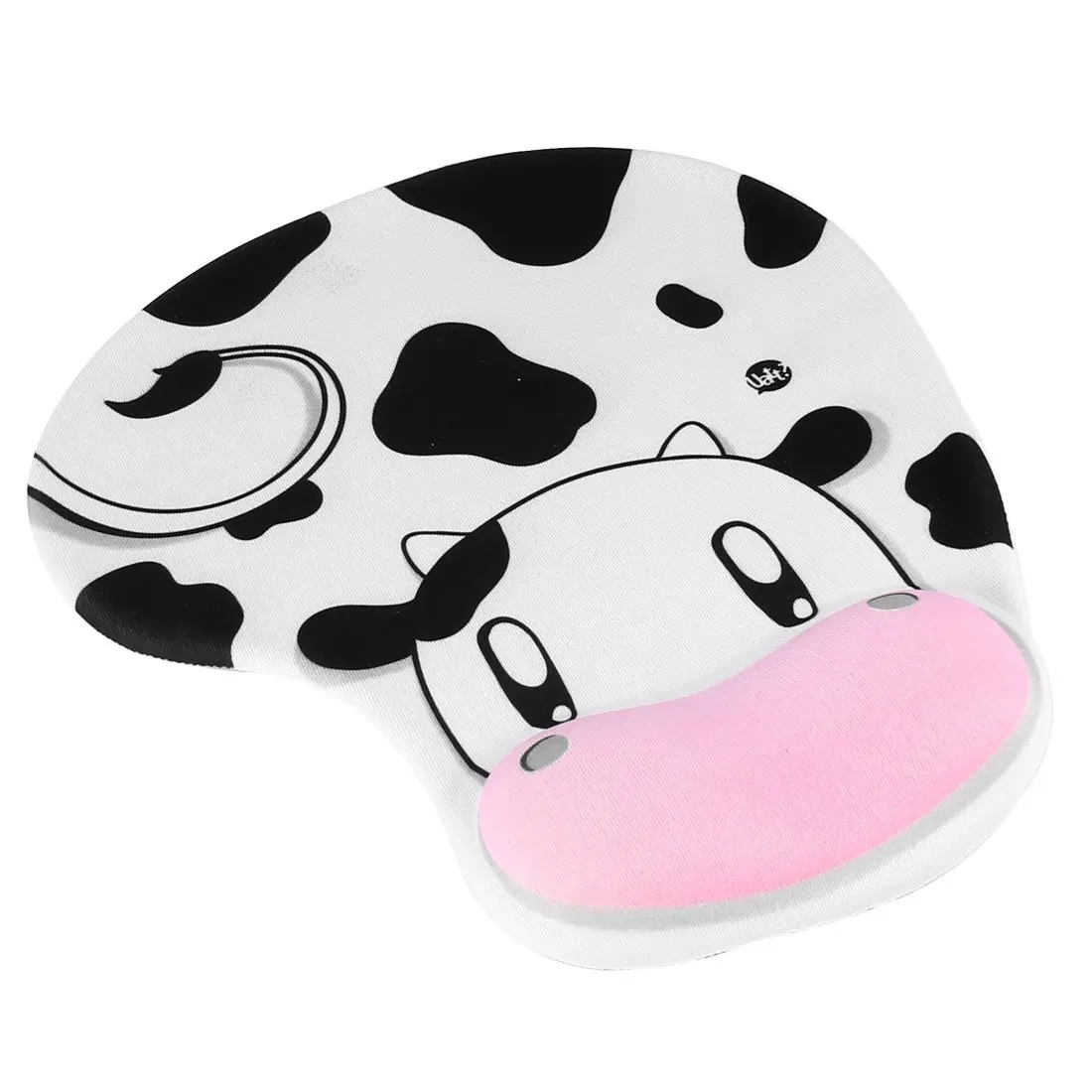 

Cow Style Black White Wrist Rest Support Mouse Mice Pad for Computer