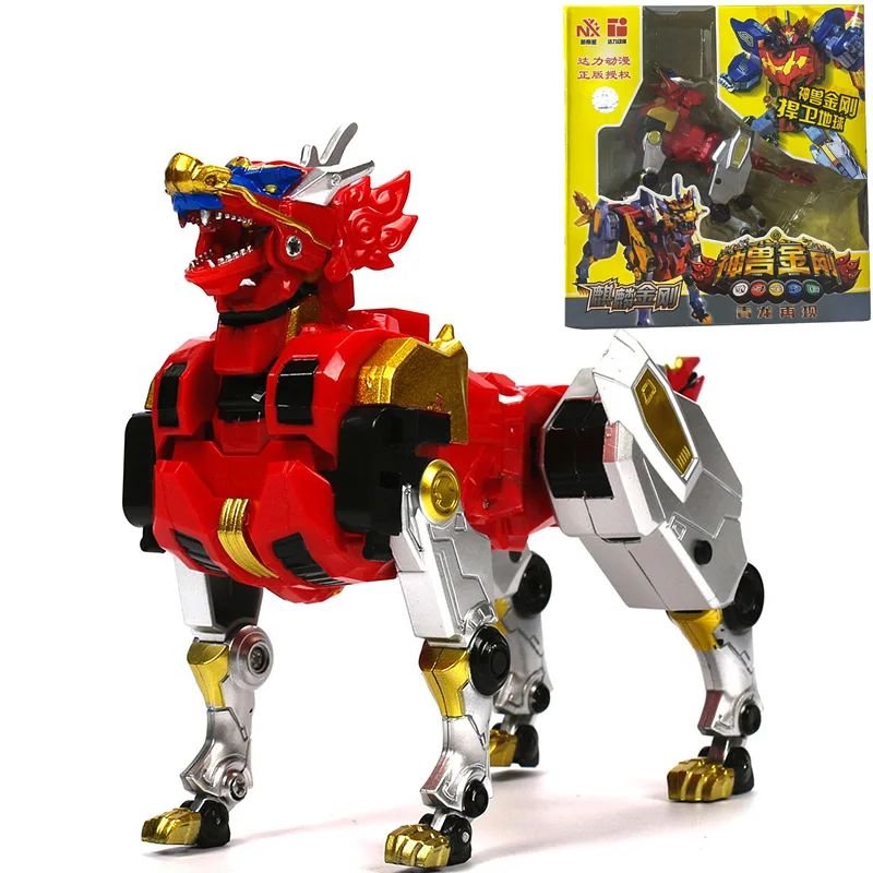 Фигурки детей подарки игрушки Трансформация Робот Ranger Megazord сборная фигурка