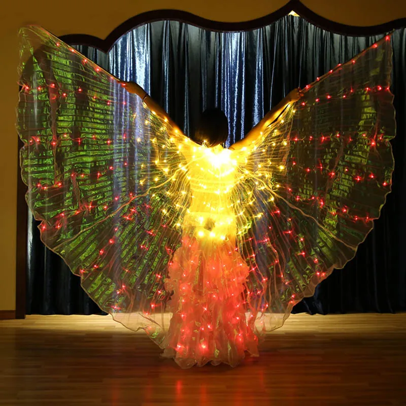 2 Bastoni Telescopici In Acciaio Inox Per Costume Di Danza Del Ventre - Ali Di Iside - Foto 4