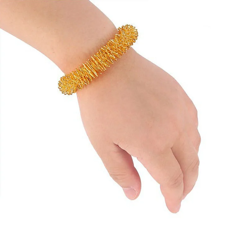 الرجال والنساء المعصم اليد الوخز بالإبر سوار معدني التدليك الرعاية الصحية أداة المعصمين الاسترخاء مدلك إمدادات DC88