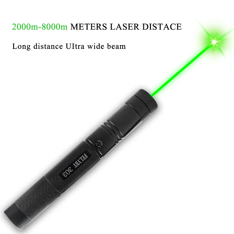 FELYBY 303 مؤشر ليزر القلم 532nm الأخضر البصر بالليزر ل مكتب/التدريس/اجتماع مؤشر ليزر مع قابلة للشحن 18650 بطارية FELYBY 303 مؤشر ليزر القلم 532nm الأخضر البصر بالليزر ل مكتب/التدريس/اجتماع مؤشر ليزر مع قابلة للشحن 18650 بطارية