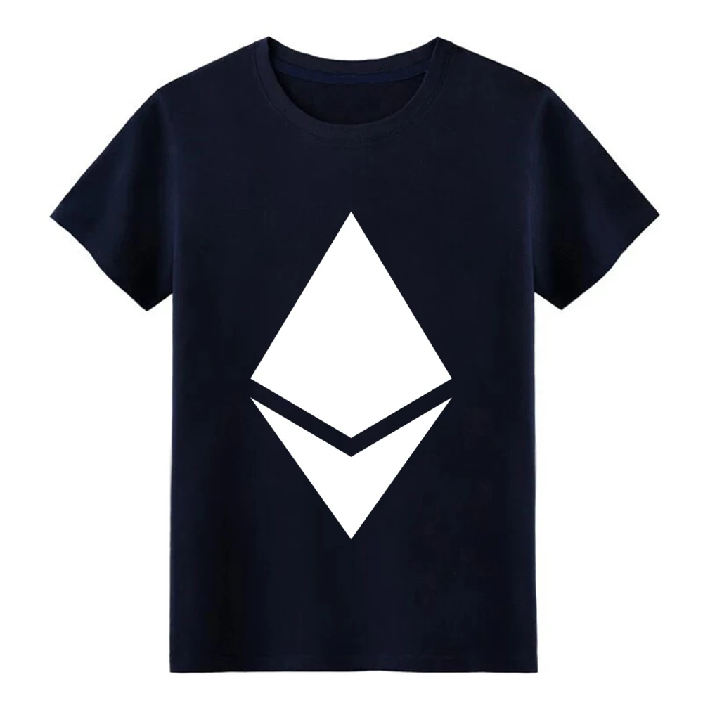 Men's Ethereum ETH cryptocurrency t shirt Design 100% cotton round Neck Leisure Famous Comical Spring Letters shirt Men's Ethereum ETH cryptocurrency t shirt Design 100% cotton round Neck Leisure Famous Comical Spring Letters shirt