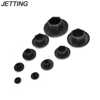 

20PCS Black Hex Socket Allen Bolt Screw Nut Hexagon Head Cover Cap Protector Fasteners Screws Covers Caps M5-24 Wholesale