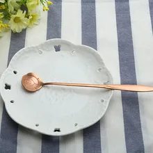 Креативная 4 Цветочная большая ложка из нержавеющей стали, форма винного цветка, мороженое, чайная кофейная ложка, маленькая ложка для специй, сахарный суп# LC