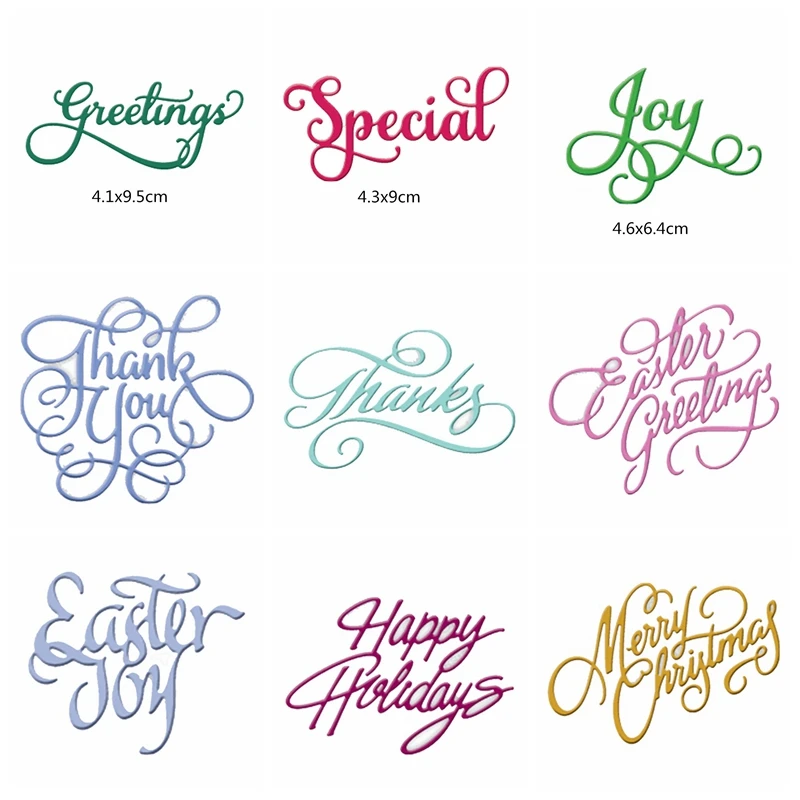 

Mixed Basic Letters Metal Cutting Dies Stencils For DIY Scrapbooking Decorative Embossing Craft Die Cutting Template New 2019