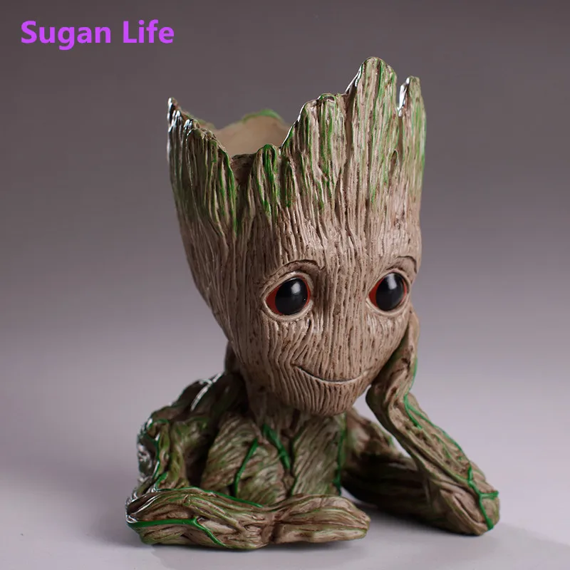 Sugan Life 14 см цветочный горшок детский Милая игрушечная ручка держатель ПВХ герой