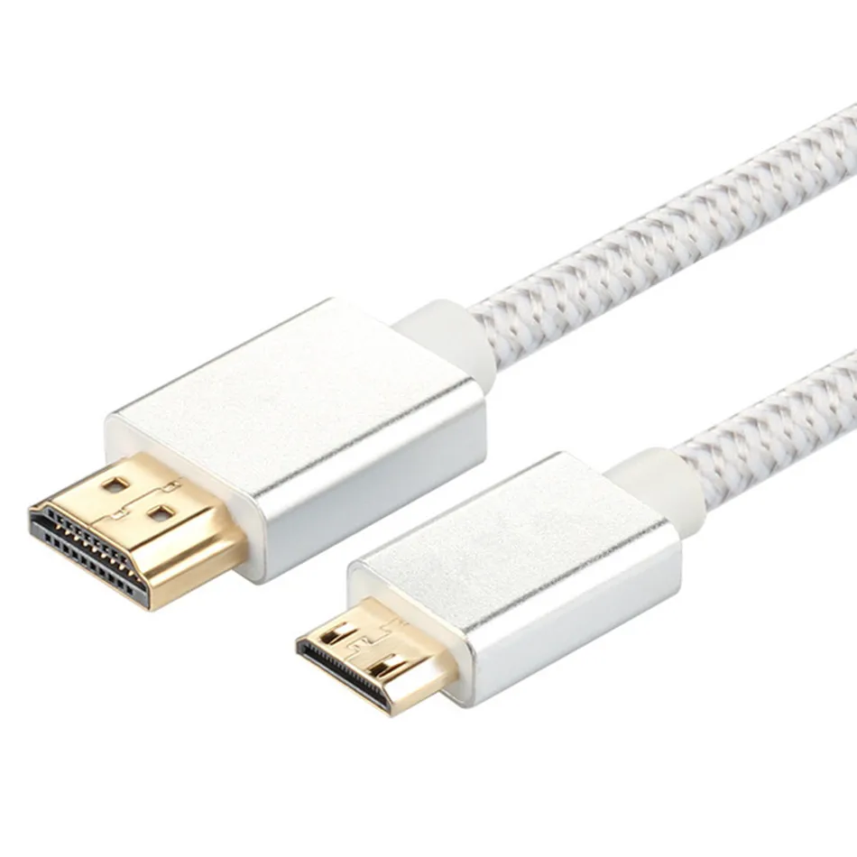 HDMI البسيطة إلى HDMI كابل 2.0 v 4 K 60 HZ عالية السرعة مطلية بالذهب التوصيل HDMI خط ل شاشة كاميرا العارض دفتر