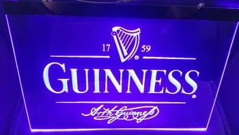 

b-91 guinness beer bar pub club 3d signs LED Neon Light Sign man cave