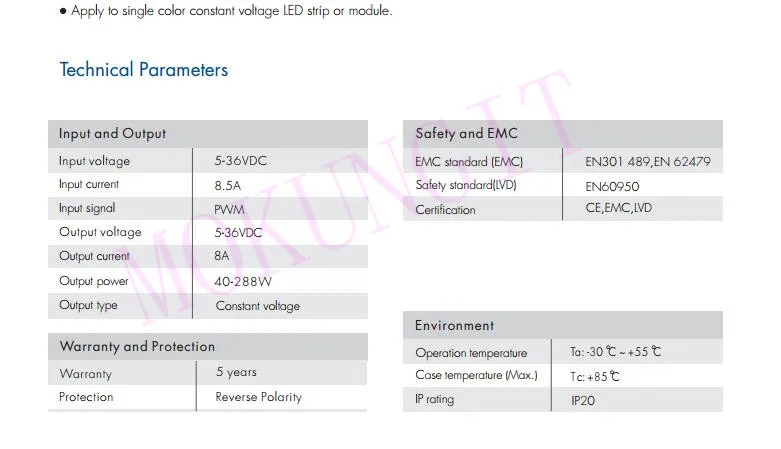 1CH* 8A 5-36VDC CV затемняющий репитер мощности EV1 постоянное напряжение репитер мощности Led одноцветная полоса усилитель мощности Led PWM