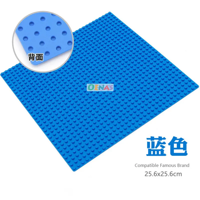 DIY 9 Colors 3232 Dots Base Plate For Small Bricks Baseplate Board Compatible LegoING Figures Building Blocks Toys For Children (5)