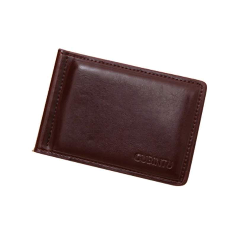Men s PU leather font b Money b font font b Clip b font Slim Wallet