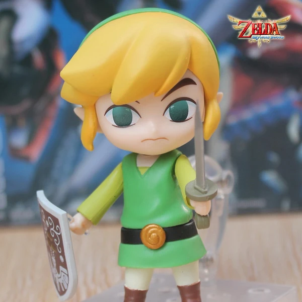 Legend of Zelda Link изображение Zelda Wind Waker HD no densetsu kazeno Takt Q Nendoroid 413 10 см ПВХ Модель Фигурки ринкедо