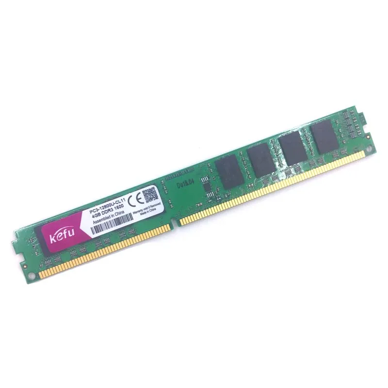 Оперативная память KEFU DDR3 2 ГБ 4 8 1600 МГц Настольная для компьютера ПК Память DIMM