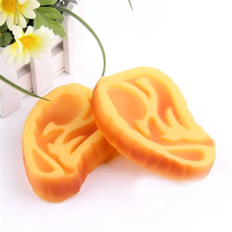 1pc Rubber Steak Shape Pet Chew Toy Squeak toys for dog cat Tooth