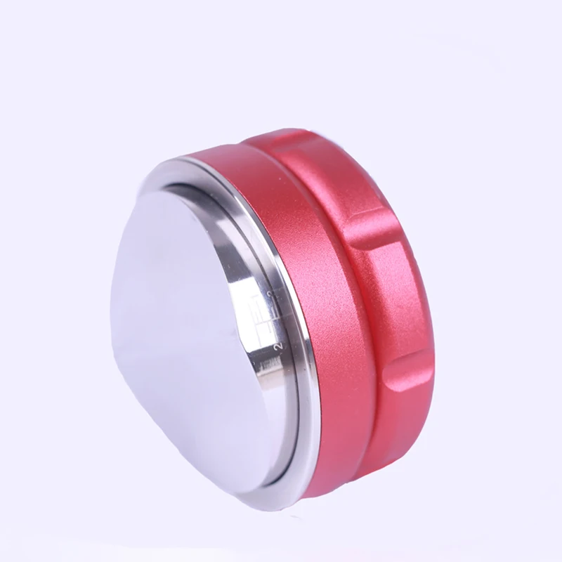 Koop Handleiding Barista Poeder Koffie Espresso Latte 58mm Koffie Sabotage Distributeur Leveler Tool enkele lijn Hellingen Keuken Accessoires