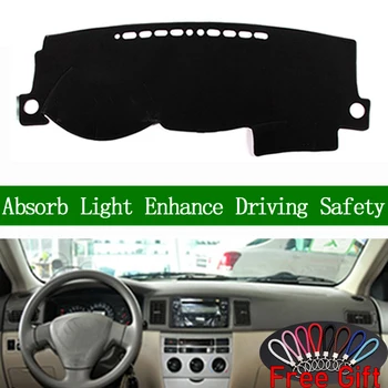 

For Toyota corolla EX 2004 2005-2011 Dashboard Cover Sun Shade Non-slip Dash Mat Pad Carpet Car Stickers Interior Accessories